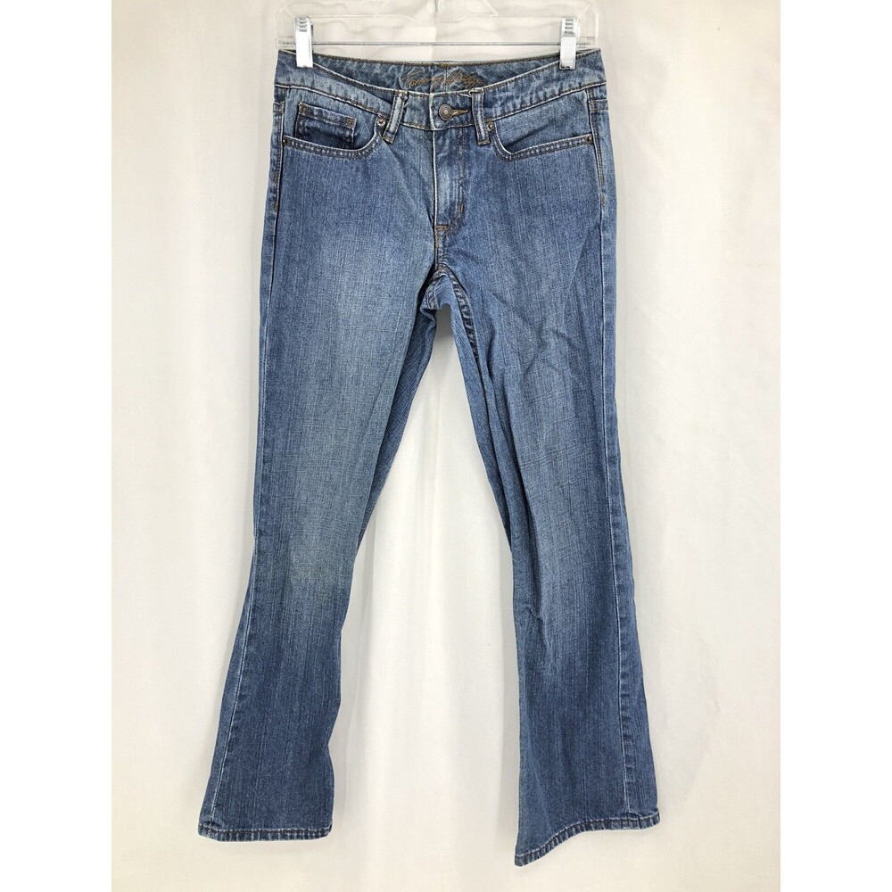 Tommy Hilfiger Boyfriend Mid Rise Bootcut Denim Blue Jeans 28 X 30 DD14